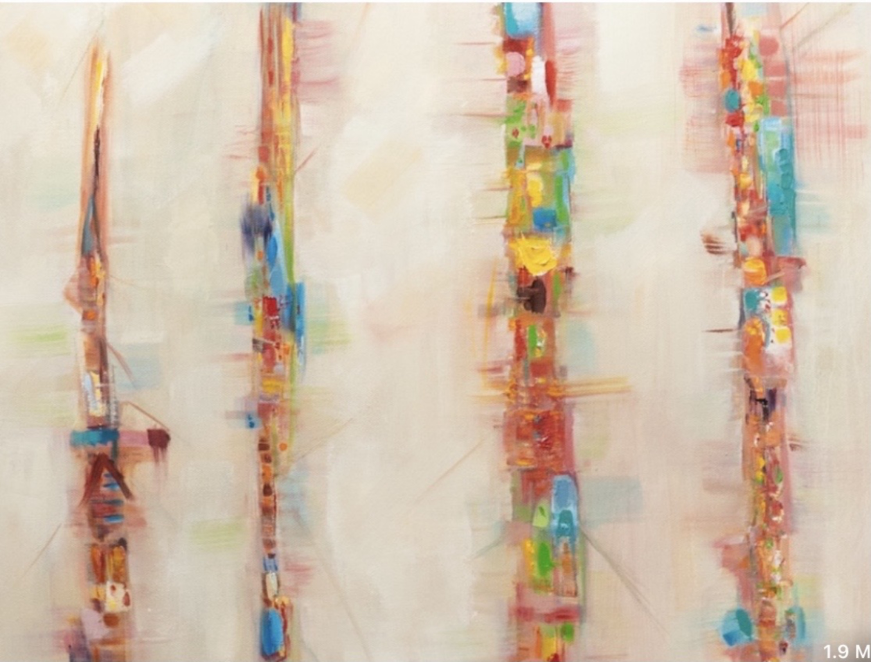 Modern abstract original art painting by Moira cunningham